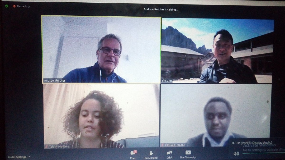 It was great to be part of a conversation with Andrew Reicher,<a href="/jimchu/">Jim Chu</a> &amp; Ghislain Irakoze during the #EarthSummit21, highlighting innovations in Africa geared towards promoting sustainability on the continent; from waste reduction, electric mobility to circular production systems.