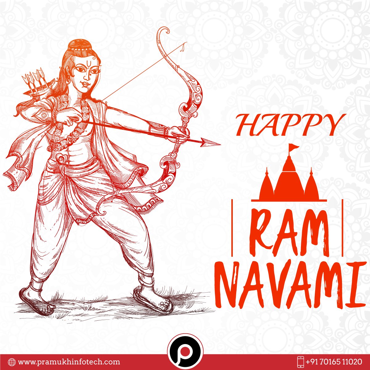 PramukhInfotech's tweet photo. May this auspicious occasion of Ram Navami bring a lot of positivity, peace and harmony in your life. @PramukhInfotech Wishing You &amp; Your Family Happy Ram Navami.

#happyramnavami #happyramnavami2021 #ramnavami #ram #jaishreeram #ramayana #india #hindu #lordram #sitaram #hinduism https://t.co/gN8JnadCYM
