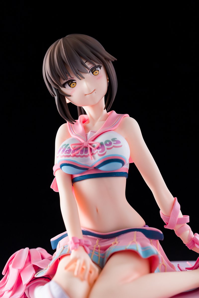 ダイキ工業「Anmi PINK LABEL FLAMINGOS ポニーテールの子」フィギュア