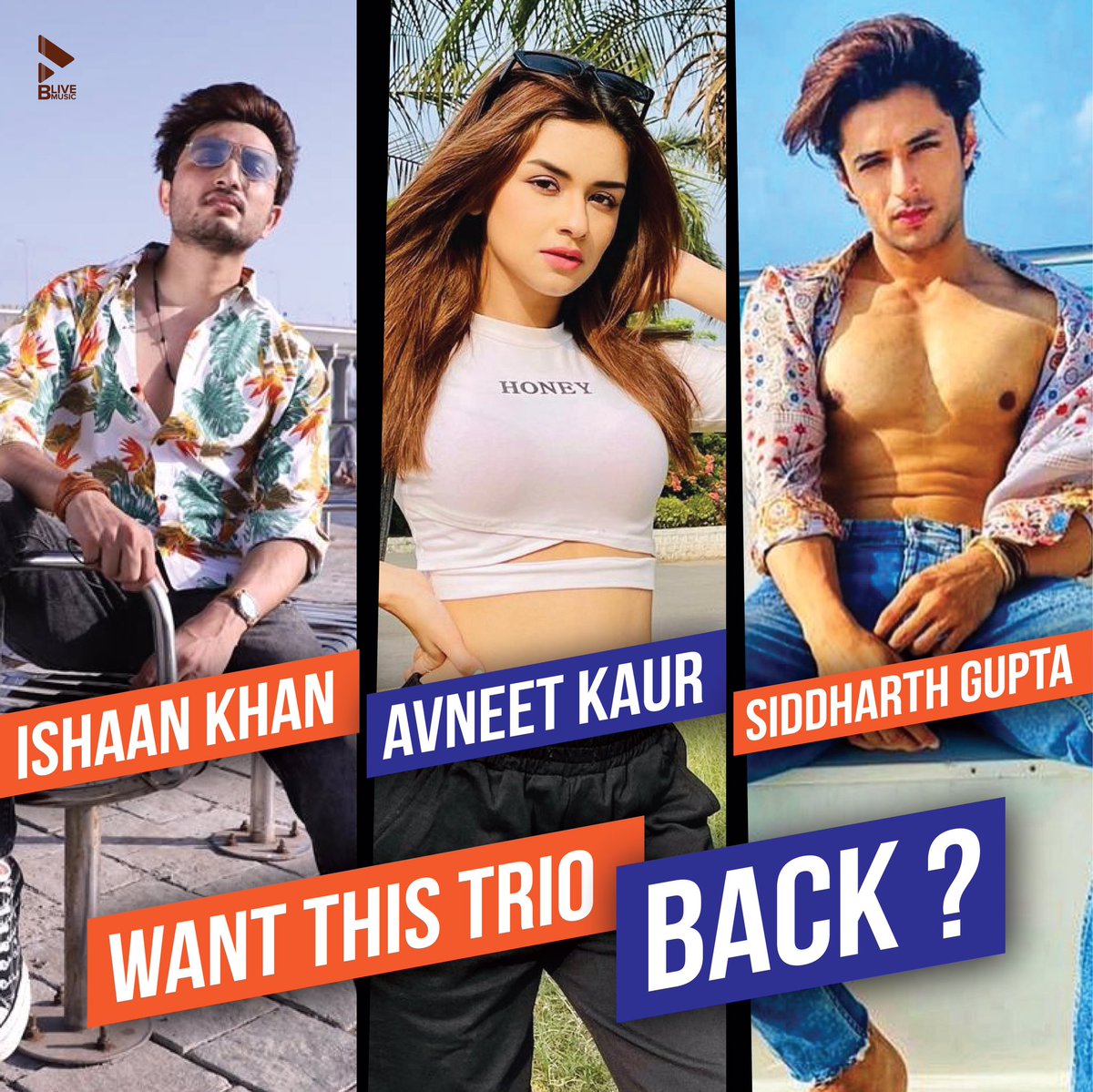 blive_studio's tweet photo. Let’s hear it guys!! Do you wish to see them together on screen again? 💘
Who knows, we might just grant your wish 👀 

@scorp_sid &amp; @iavneetkaur @ishaankhanblive https://t.co/9MXypvBXA5