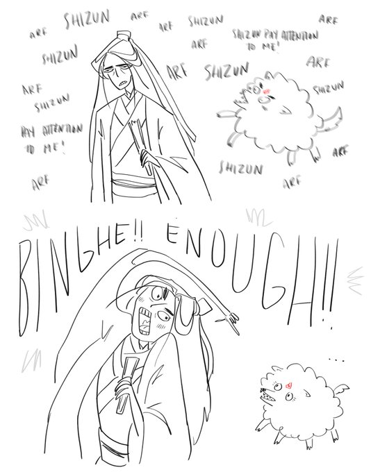 Bingpup gets some shizun kissies~! ?✨
#bingqiu #svsss 