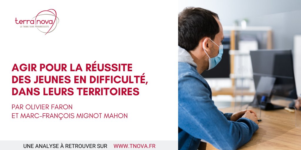 #GénérationCovid Répondre aux besoins de formation des jeunes en difficulté est un des défis essentiels de la sortie de crise 
🔴L'analyse d'<a href="/OlivierFaron/">Olivier Faron</a>, administrateur général de <a href="/LeCnam/">Le Cnam</a> et de <a href="/mfmignotmahon/">MF Mignot-Mahon</a>, président de @ggeedu pour <a href="/_Terra_Nova/">Terra Nova, le think tank</a> 👉tnova.fr/notes/agir-pou…