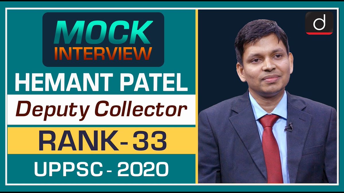 drishtiiaseng's tweet photo. HEMANT PATEL, UPPCS 2020 Topper (Deputy Collector, 33th Rank) : Mock Interview

Watch Video: https://t.co/2HZaibX4Gd

#HemantPatel #UPPSCRank33 #UPPSC2020 #UPPSCResult #DrishtiIAS #DrishtiIASEnglish https://t.co/hUdf1KF89B