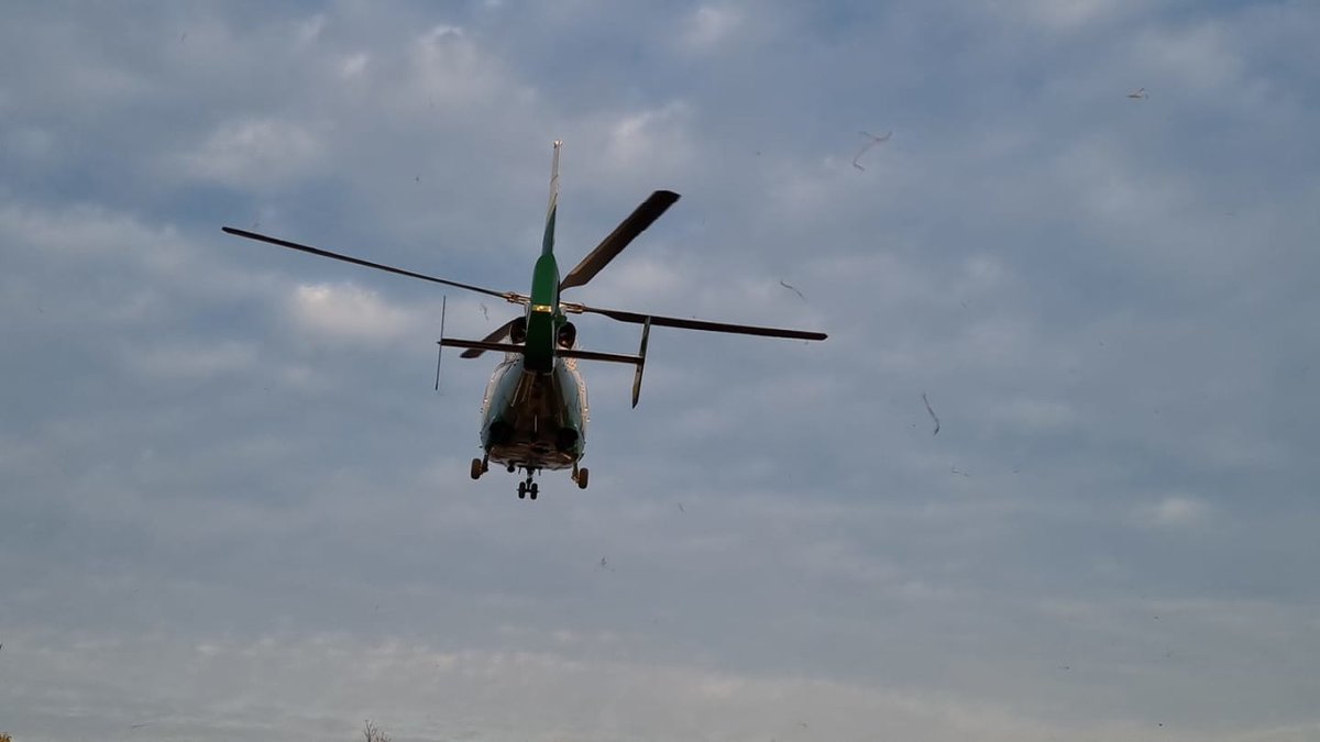 GNairambulance's tweet photo. SPOTTED: Our helicopter in South Shields! 🚁

Michelle Kinsey sent us these great photos of our aircraft with the below message:

"Not every day the air ambulance lands at the bottom of your street. My son and I love the air ambulance and are very privileged to see it so close." https://t.co/9DMiDjPEVh