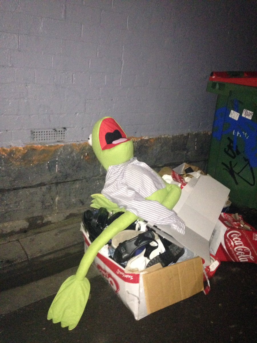 MandyPat29's tweet photo. @SAPoliceNews Reckon it had been on a night out with this one we found in a back alley in Melbourne! Surely there’s a helpline for this sort of thing?! https://t.co/PE1ZIiBUN0
