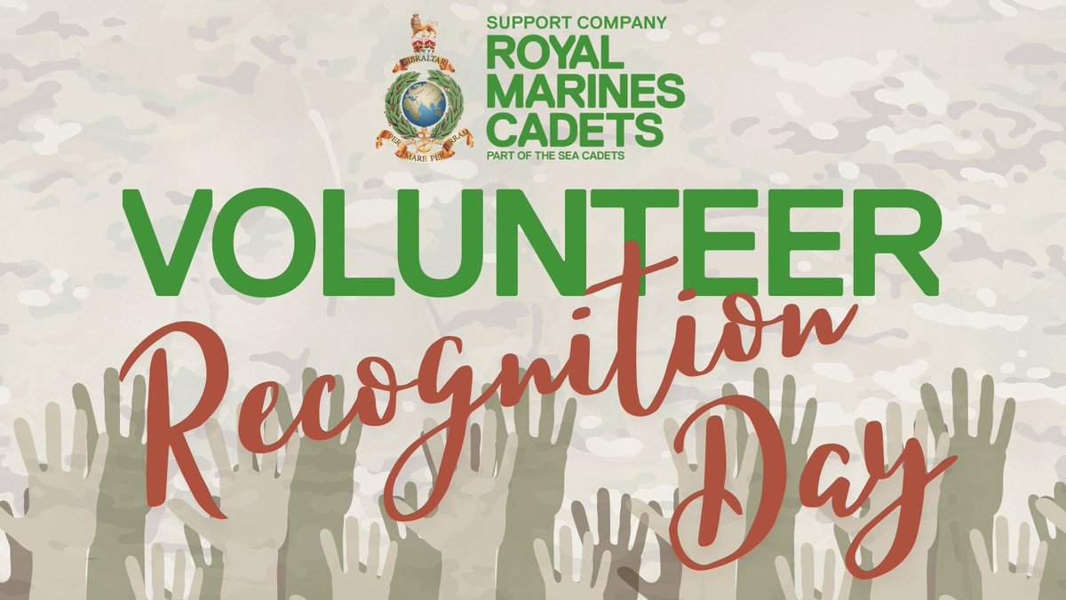 Giving thanks and appreciation on #volunteerrecognitionday to our Cadet Force Adult Volunteers and Supporters throughout the #corpsfamily . The countless hours of mentoring, preparing, supporting and providing invaluable Cadet experiences is immeasurable. @Captain_SCC @rmcsso