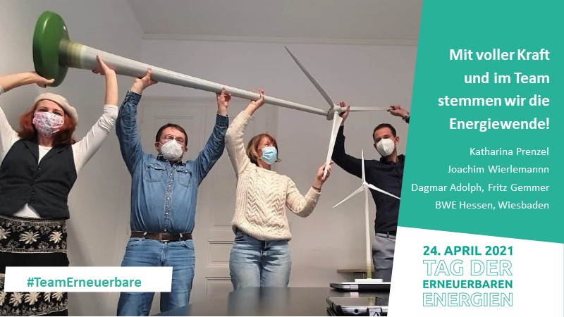 BWEeV's tweet image. #tagdererneuerbaren #TeamErneuerbare @bEEmerkenswert