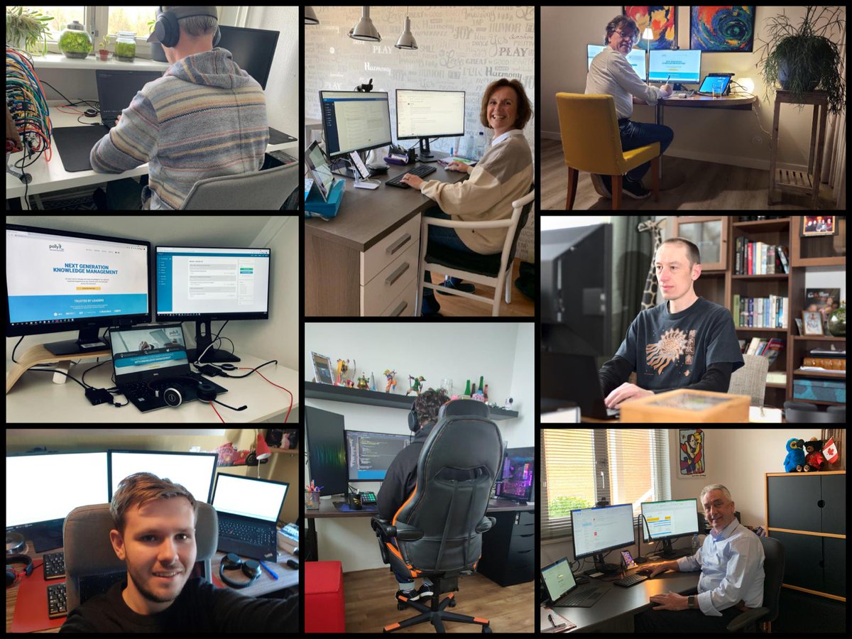 De partnermaling om onze partners over <a href="/pollyhelp/">pollyhelp</a> te informeren is er weer uit. Een indruk van ons team! #teamwork #partners #kennismanagement