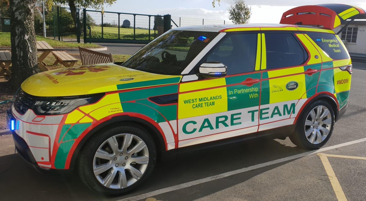 CARE_Fundraise's tweet photo. Have you spotted our distinctive medical support vehicles around the #WestMidlands area? Our team of qualified volunteers are dedicated to providing pre-hospital care to those who need it. 

You can #donate and help the team out via https://t.co/Dnregf7DdT https://t.co/JKthbAsElC
