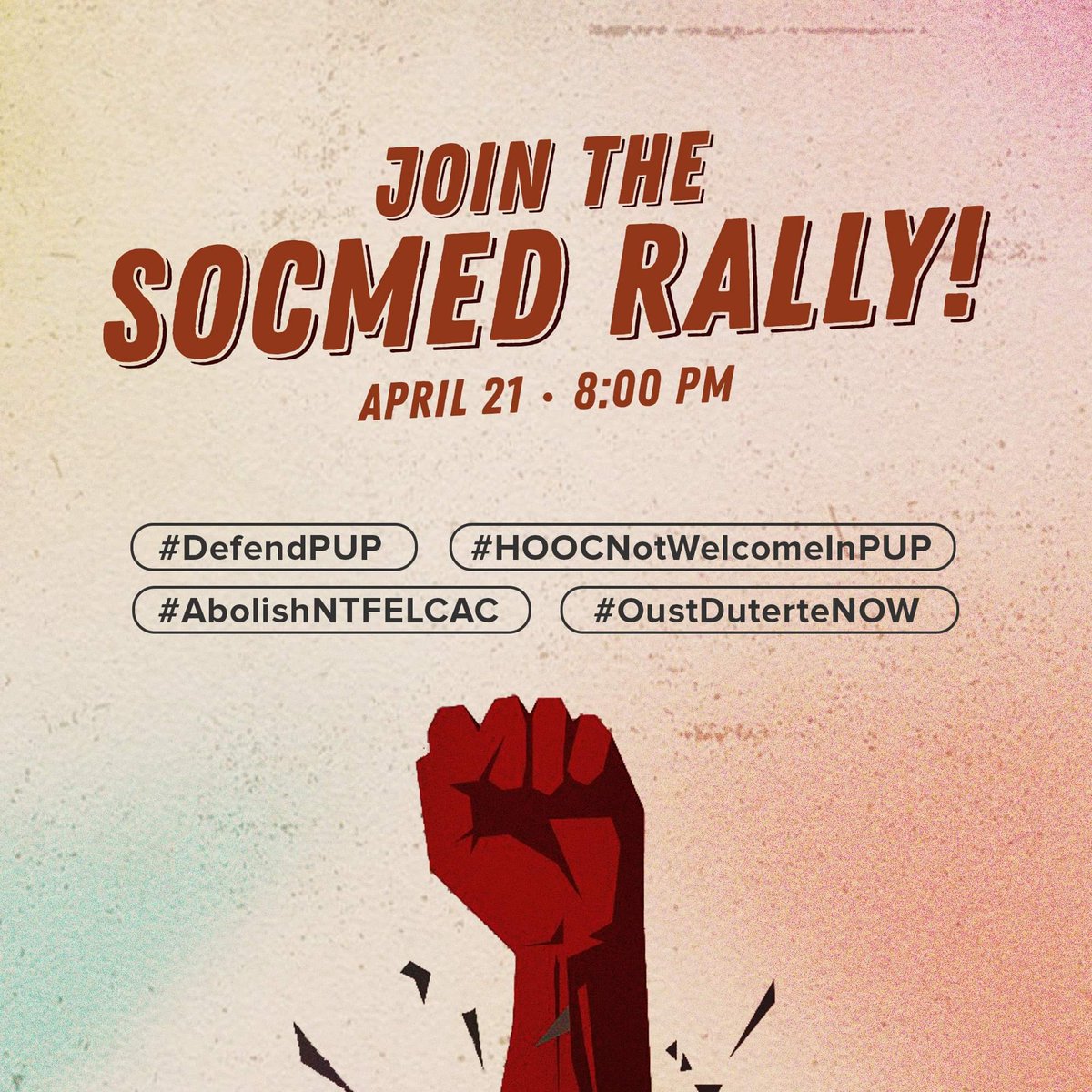 KATRIBU_PUP's tweet photo. Kami ang KATRIBU - PUP CHAPTER, at sukdulan naming kinukundena ang panghihimasok sa Sintang Paaralan ng Hands Off Our Children sa ilalim ng NTF-ELCAC!
#DefendPUP
#HOOCNotWelcomeInPUP
#AbolishNTFELCAC
#OustDuterteNOW https://t.co/PK7HoLjpPy