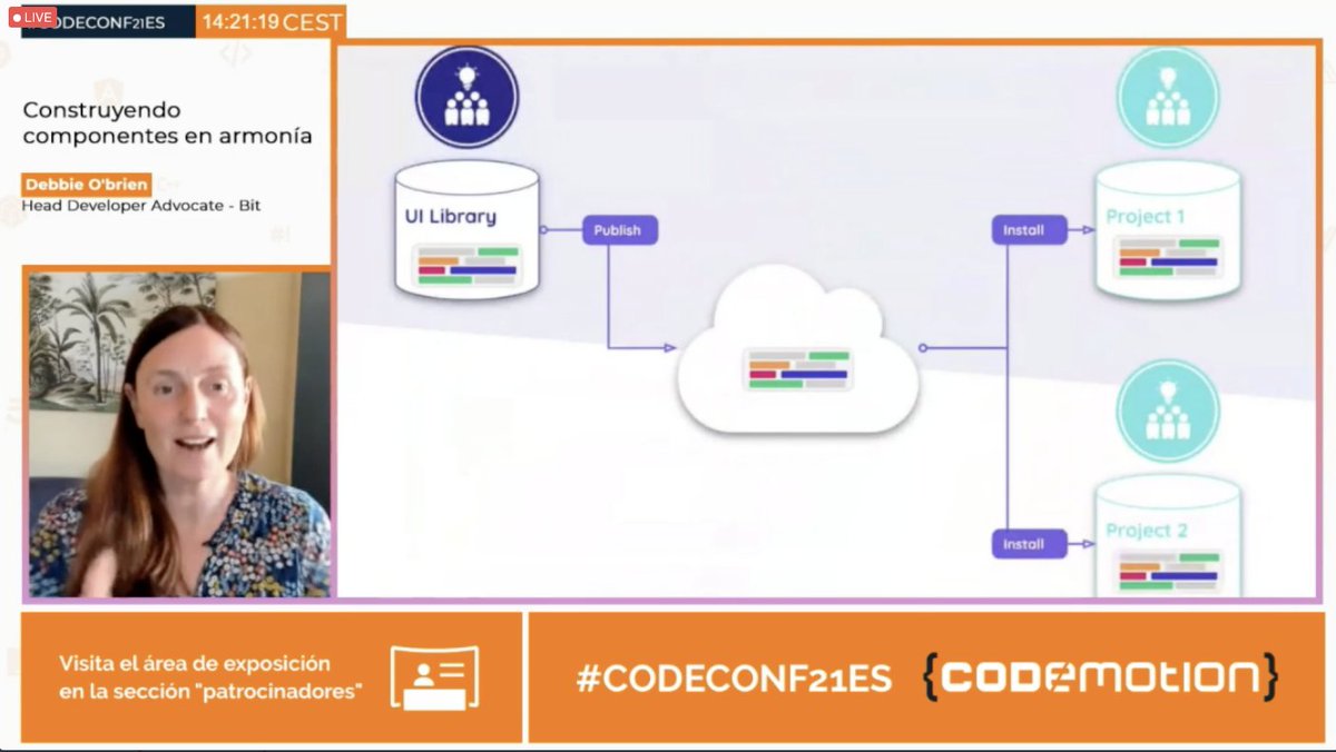 conchaasensio's tweet image. Me ha encantado la charla de @debs_obrien sobre el desarrollo con componentes en la #codeconf21es 🤩