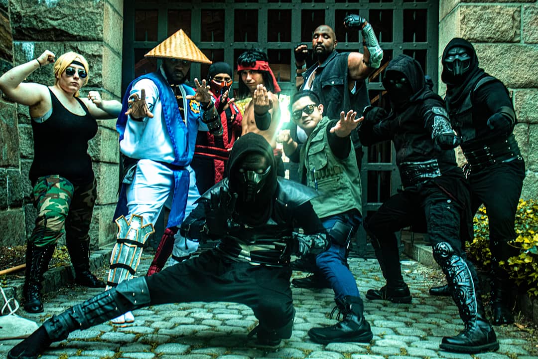 Latinnerdcos88's tweet photo. Who is ready for mortal kombat movie coming in 2 days, here is pics of me and my cosfamily in our mortal kombat cosplays @MKMovie @MortalKombat #cosplay #cosplayer #malecosplay #femalecosplay #mortalkombat #mortalkombatcosplay #poccosplay #blackcosplayer #hispaniccosplayer https://t.co/YBbp9McWpp
