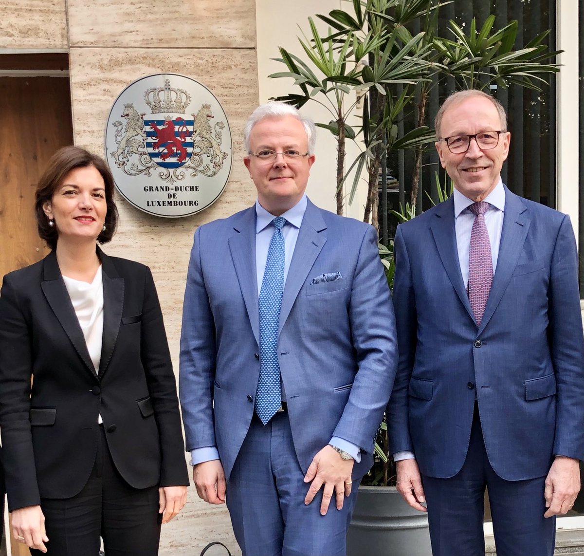 JCKugener's tweet photo. Congratulations to @scharfer for his successful 9 years heading the  #LuxSE and to the new CEO @JBeckerLuxSE remembering your excellent visit in #Delhi last year 🇱🇺🇮🇳 @LUinIndia https://t.co/7lf5RkRoh6