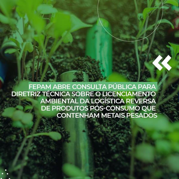 meuResiduo's tweet photo. Estará disponível até 28/04, no site da Fepam a consulta pública sobre as diretrizes a serem observados para o licenciamento ambiental de empreendimentos geradores e processadores de produtos que contenham metais pesados
Para acessar clique https://t.co/1iAFsK0YBX.
#fepam https://t.co/pgplaws64D