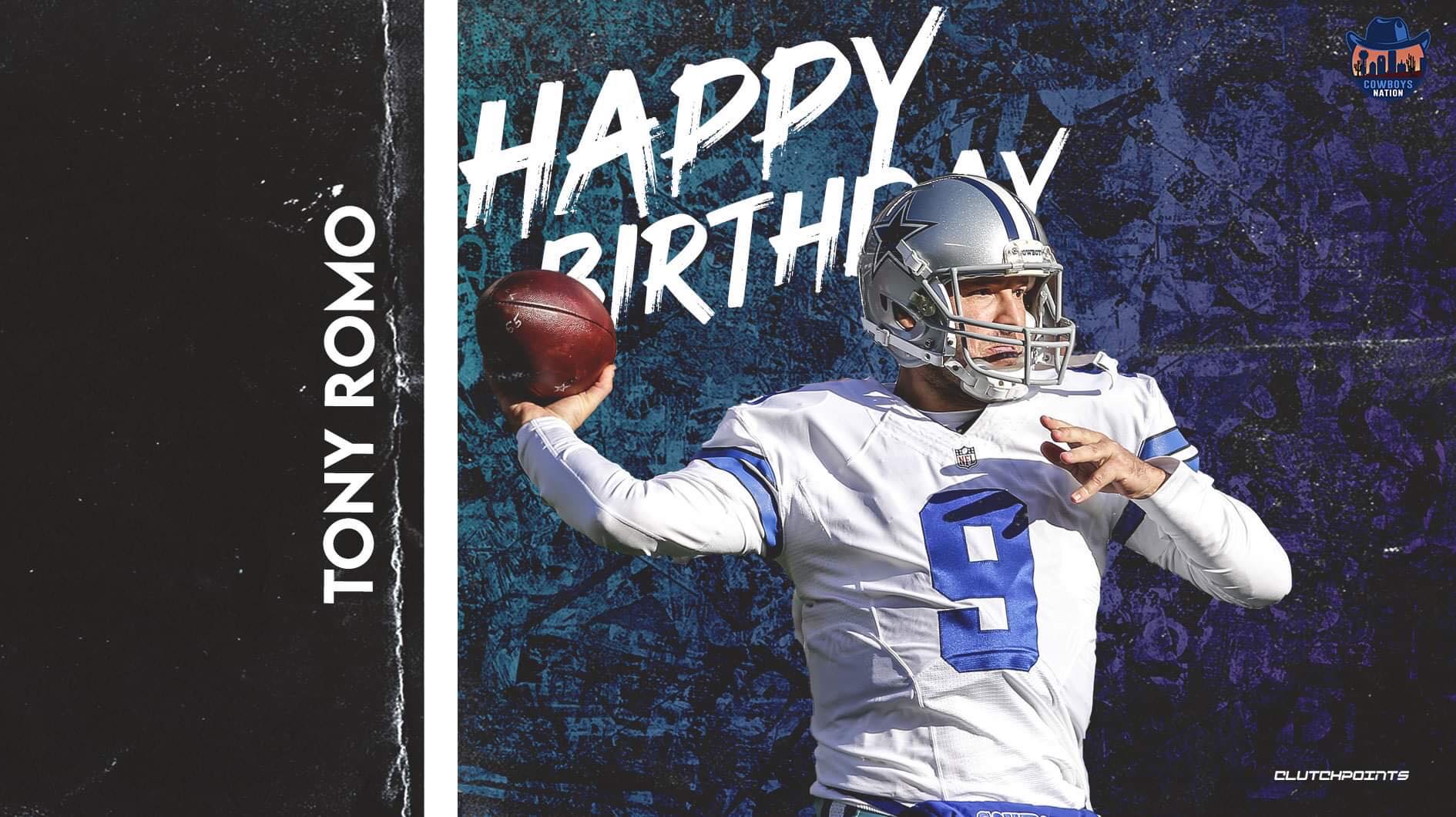 Let\s all wish a 4x Pro Bowler Tony Romo happy 41st birthday! 