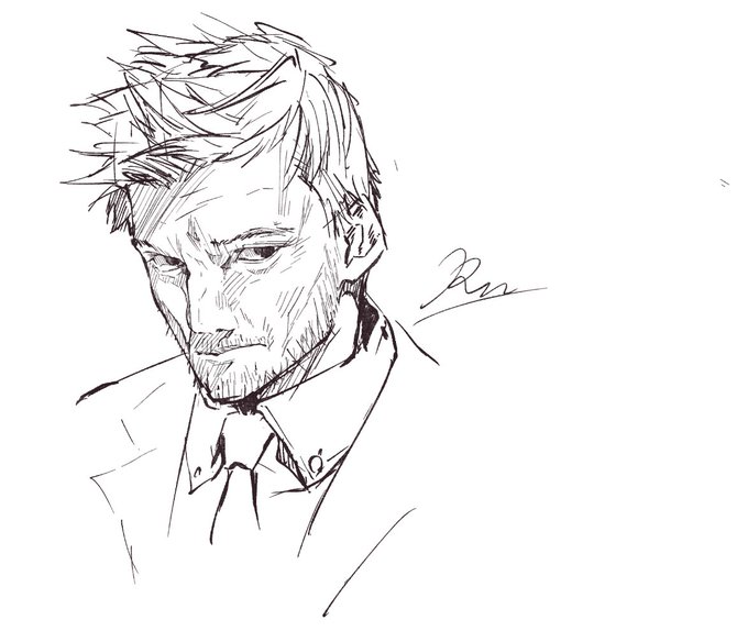 これは唐突におじさん描きたい欲に駆られたスケッチおじさん 