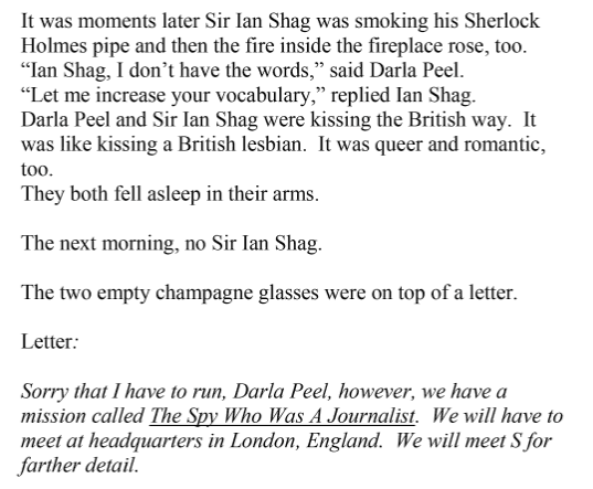 The Spy Who Was A Journalist brings some INTENSE ACTION thoughand then introduces a scene which gets repeated in pretty much every book from here on