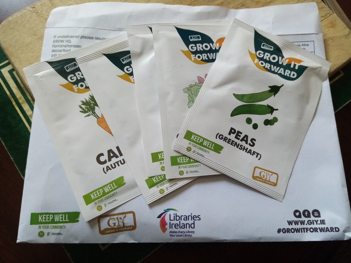 Breffnig's tweet photo. Our #growitforward seeds have landed. Thank you @RosVolCentre for telling ppl about it in your newsletter. https://t.co/98WsFxgQC3