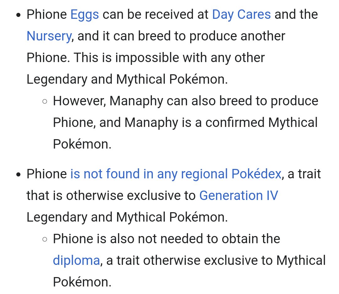 I guess I should mention that Phione's status as a Mythical Pokémon has been disputed over time, with various evidence for and against it being a Mythical Pokémon.Personally, I consider Phione to be a Mythical Pokémon, but what do you think?  #anipoke