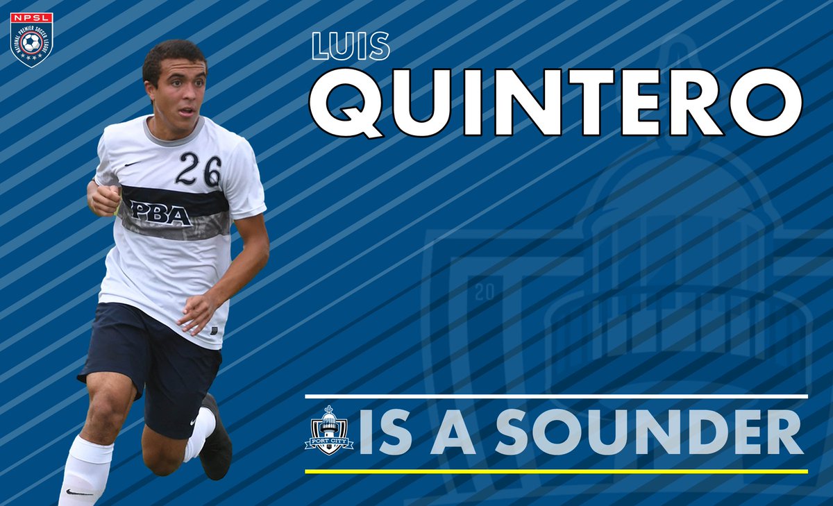 Welcome to Port City, Luis! ✍️

⚽️ Midfielder
🌎 Riverview, FL
🏫 <a href="/PBAUniversity/">Palm Beach Atlantic</a> // Junior
📊 Before joining the nationally ranked PBAU Sailfish, racked up 43 goals and 16 assists in 55 games for Riverview High School!

#COYS