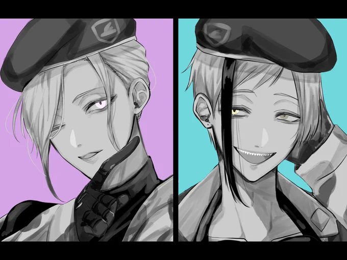 #ツイステファンアート
カッとなって描いた 