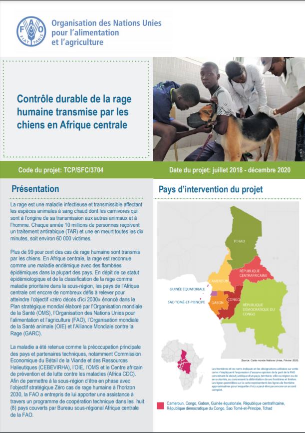 En Afrique centrale, après le Gabon, la RDC vient également au terme d’un atelier national, de se doter d’un plan intégré d’élimination de la rage humaine d’origine canine selon l’approche « Une Seule Santé ». 

👉bit.ly/3xfIAUK

#Zeroby30
#EndRabiesNow
#OneHealth