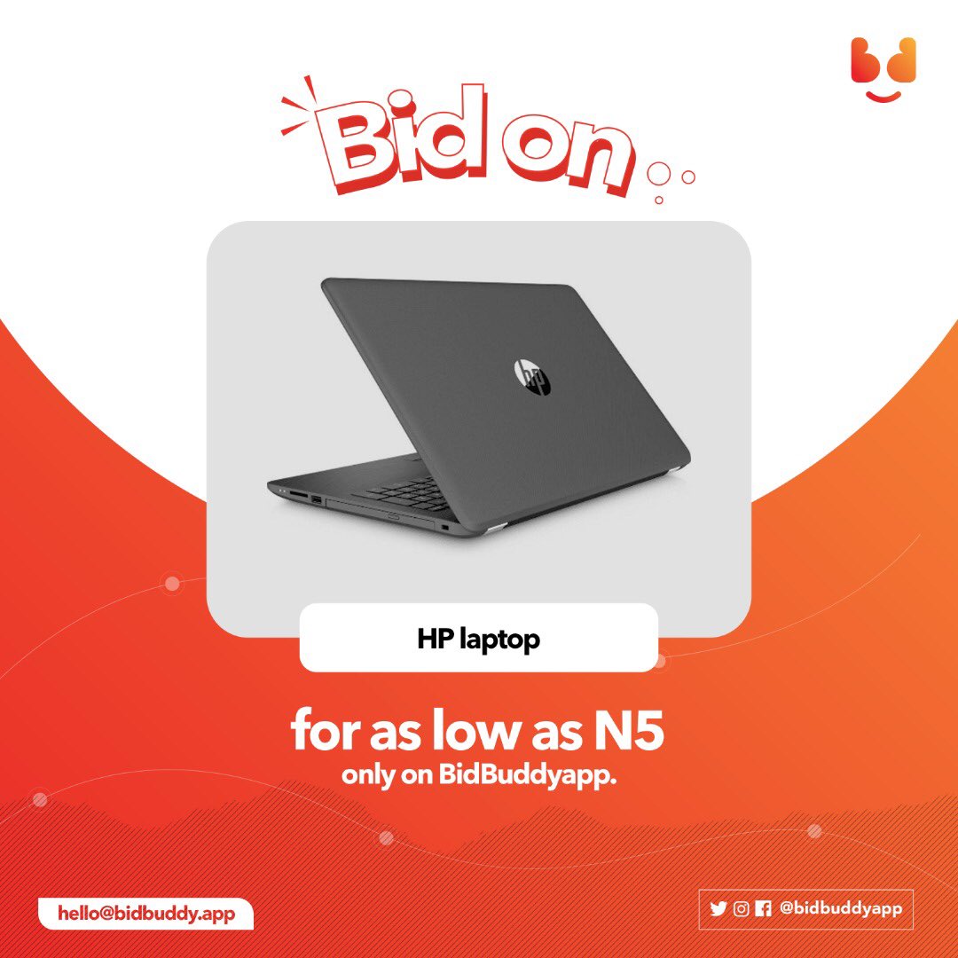 bidbuddyapp's tweet photo. Stanley won the laptop eventually with bids of just N5,100 and he was super excited receiving it, to complete his school project.  Stanley took a leap of faith.
Be like Stanley!
Win like Stanley!
Download and install BidBuddyapp now to start bidding and winning!

#bidbuddyap https://t.co/sbhVpyLl7I