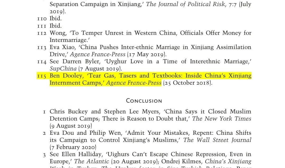 The "Break their lineages" statement to be originating from a Han official isn't even warrented by the soure Roberts cited in his book. So where did he get that from? https://www.afp.com/en/inside-chinas-internment-camps-tear-gas-tasers-and-textbooks