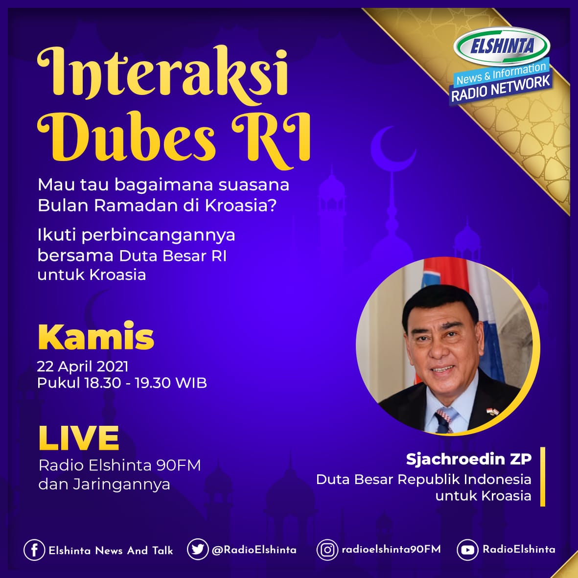 Radio Elshinta On Twitter Nantikan Esok Hari Interaksi Dubes Ri Bersama Duta Besar Republik Indonesia Untuk Kroasia Sjchroedin Zp Indonesiazagreb Hanya Di Radio Elshinta90fm Dan Jaringannya Https T Co Jcahcqlarr