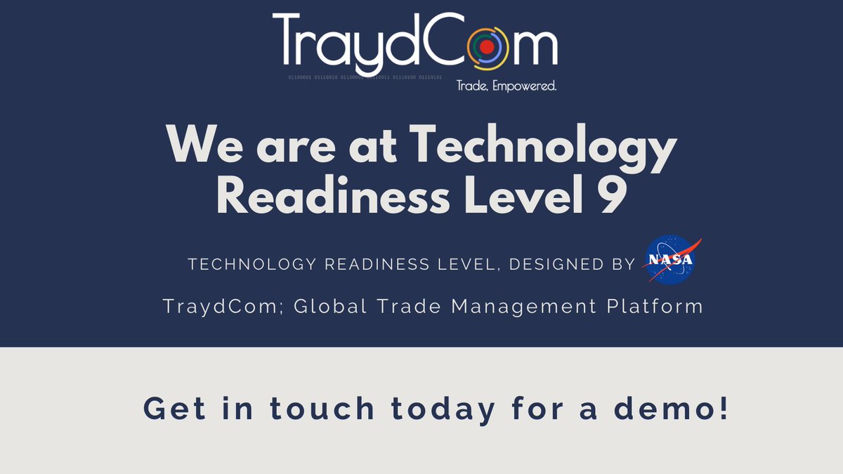 TraydCom's tweet photo. TraydCom is a Global Trade Management Platform, ready for use by trading partners and stakeholders throughout the trading industry. 
#TraydCom #Trade #Import #Export #Software #Blockchain #SustainableTrading #CommodityTrade https://t.co/6gdVJN6LtE