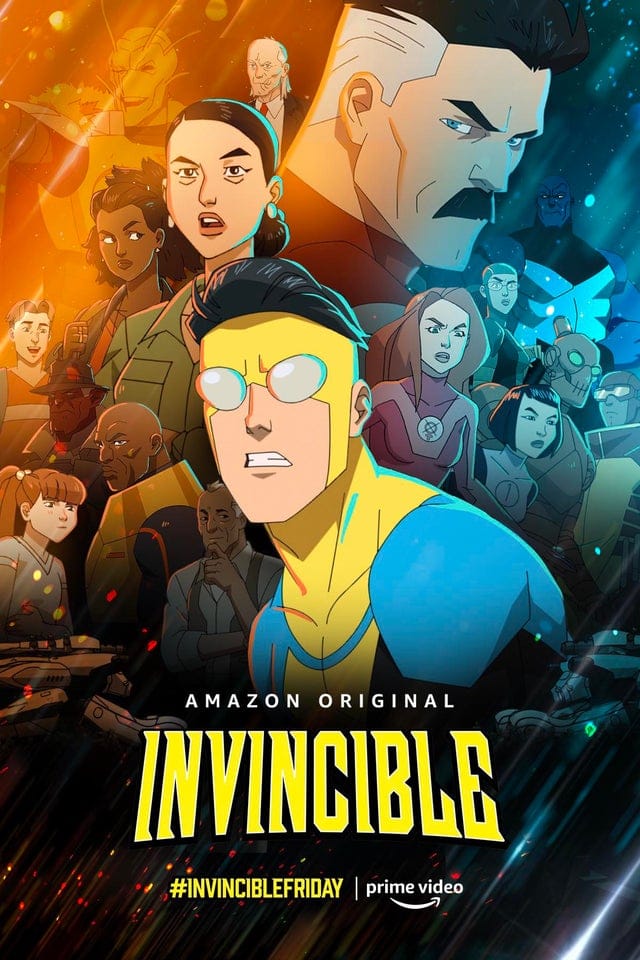 jk_Overland's tweet photo. Når noen sier at hovedrollene i nye animasjonserien @InvincibleHQ fra @PrimeVideo ser ut som @jakobing @HenrikInge @FilipInge da må det noe amatørphotoshop skills brukes https://t.co/40YWT49C9x