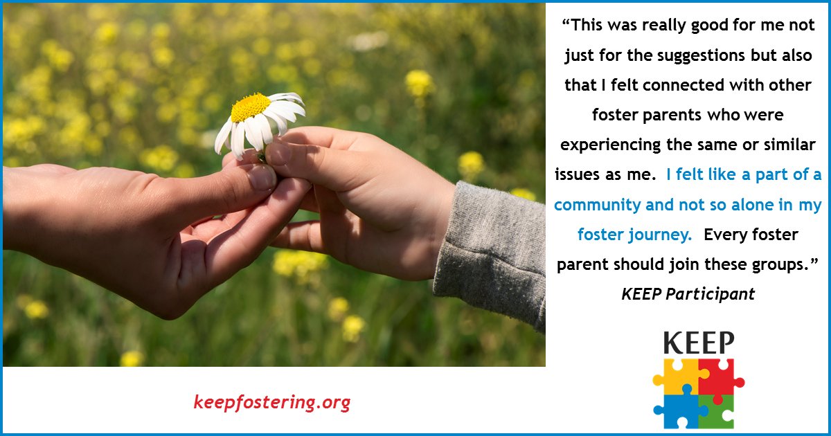 KEEPforFamilies's tweet photo. Look at this recent parent testimonial 🌟
Interested in joining a KEEP group? 
Contact us 👇🏼
https://t.co/rQFmCBQkOf
#support #FosterCare #resourceparents #kinship #parenting #family #community #FosterParenting https://t.co/38ZKyZyybl