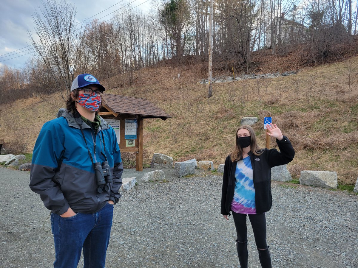 UMaineAFS's tweet photo. Our final meeting of the year! We celebrated with pizza and good company at the historic Veazie Dam site. It was great talking about the Penobscot River Restoration Project and all of the wonderful work we get to be a part of with aiding in the recovery of our diadromous fishes! https://t.co/9w5juNmKBW
