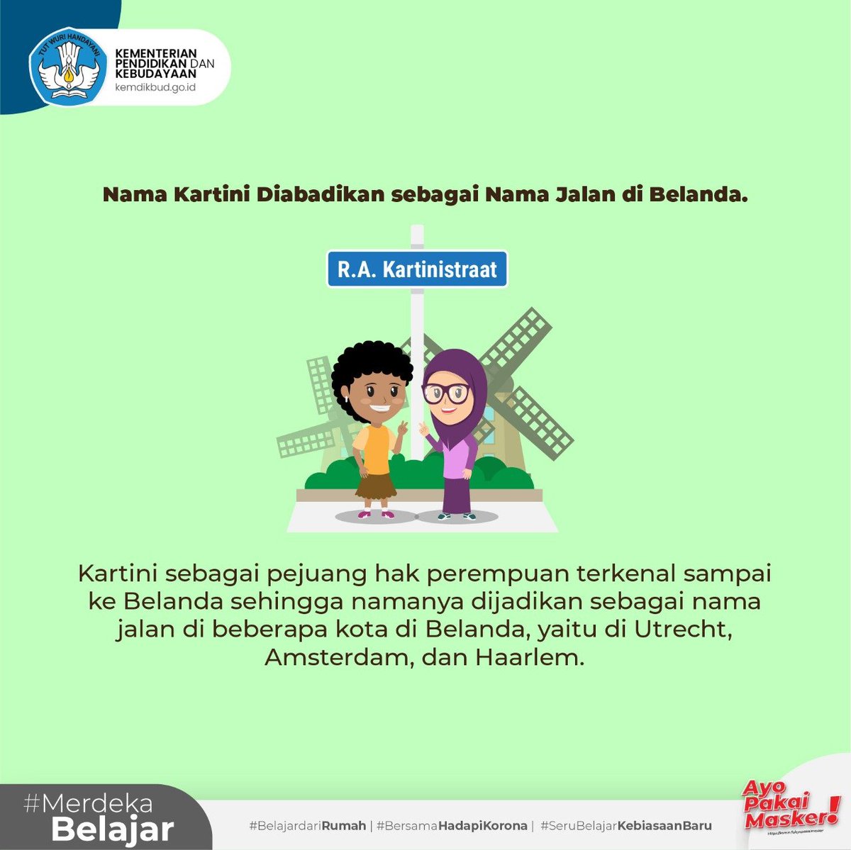 Kemdikdasmen's tweet photo. Tahukah #SahabatDikbud jika R. A. Kartini adalah juga seorang pebisnis? Banyak hal inspiratif dari sosok R. A. Kartini. Untuk mengenang perjuangannya, yuk, simak beberapa fakta berikut! 

#HariKartini
#SetaraBersama
#MerdekaBelajar https://t.co/Tfbi8Vs744