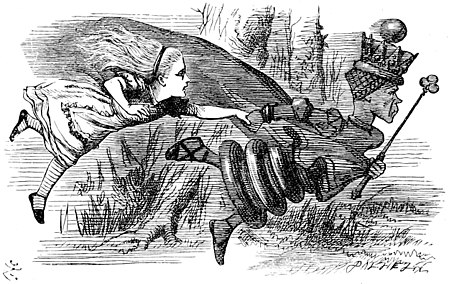 With limited vaccine production, we're in a deadly "Red Queen's race" à la Lewis Carroll... “Now, here, you see, it takes all the running you can do, to keep in the same place." The truth is, "If you want to get somewhere else, you must run at least twice as fast as that!”