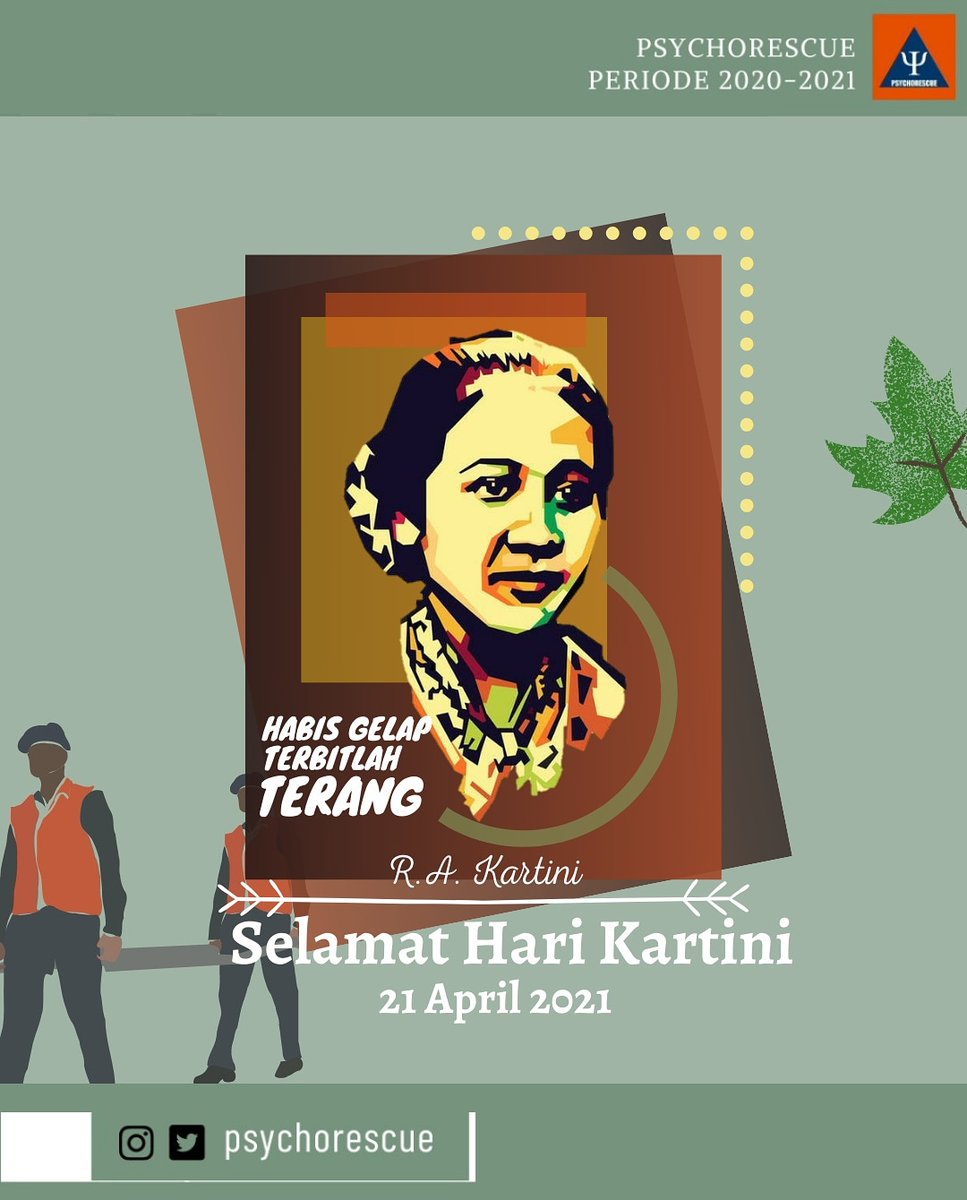 [SELAMAT HARI KARTINI | 21 April 2021]✨
Selamat Hari Kartini perempuan-perempuan hebat, jangan pernah berhenti menggapai cita-citamu!👸🏼

#Kartini #Kartiniday #Indonesia #Wanitaindonesia #Psychorescue