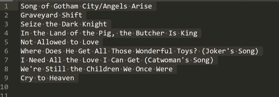 I could write more, but this is a long thread and I suspect you& #39;ve got the point. So I& #39;ll leave you with a few final gems. First: once people spotted all this Jim UTTERLY AND HAPPILY fessed up to it.And that& #39;s why we now know what songs he had written/planned: