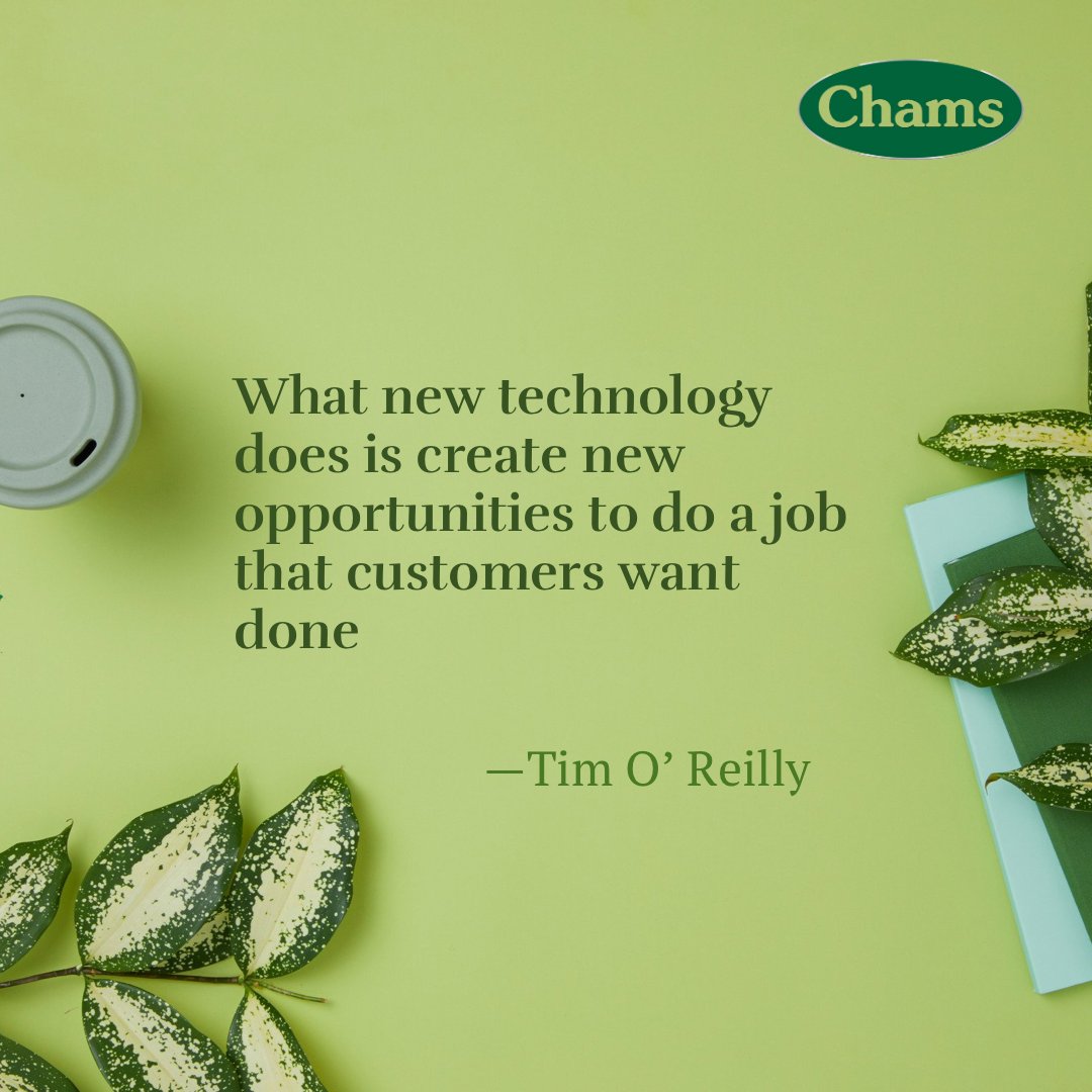 ChamsHoldCo's tweet image. New technology gives an advantage to a better world.

#chams #chamsplc #technology #tech  #digitaltransformation #fintech  #businessstrategy #businesstipsandtricks #vendors #techsolutions #facebook #partnership #techfuture #RamadanKareem #innovation #techtrends #techindustry