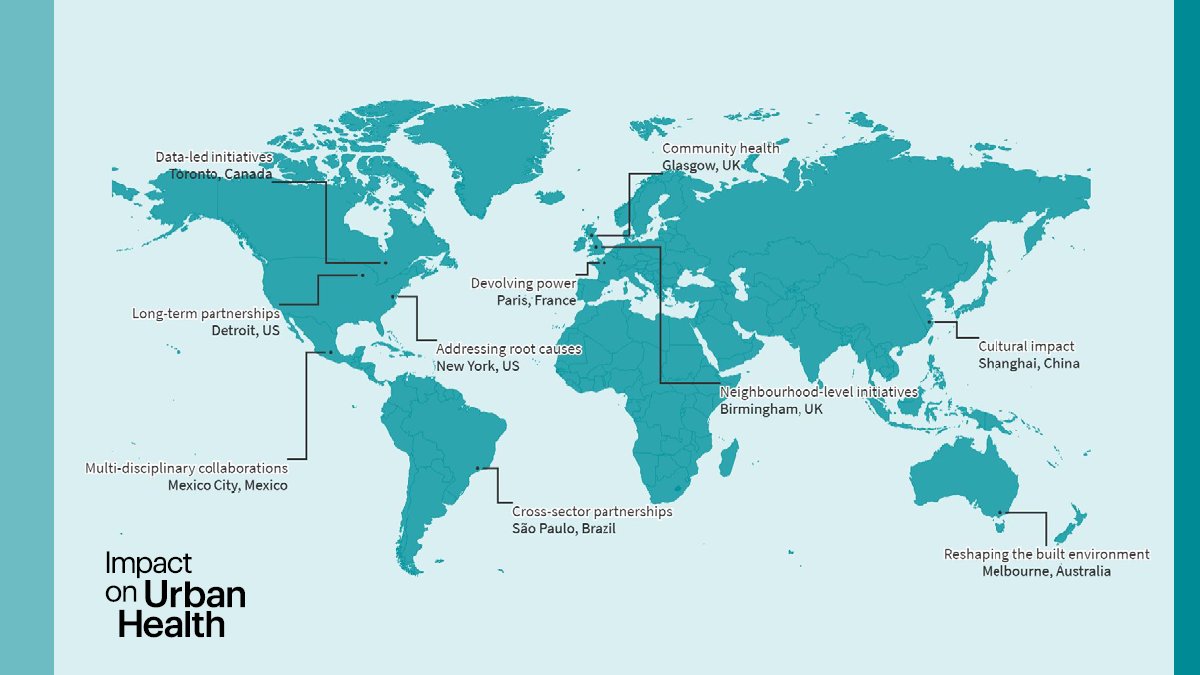 ImpUrbanHealth's tweet image. 🌍How are cities around the world tackling the structural inequalities that lead to health gaps?

For the last two years, we've collected insights from 10 cities to understand the approaches they're taking to make cities healthier.

Here are our findings: urbanhealth.org.uk/insights/repor…