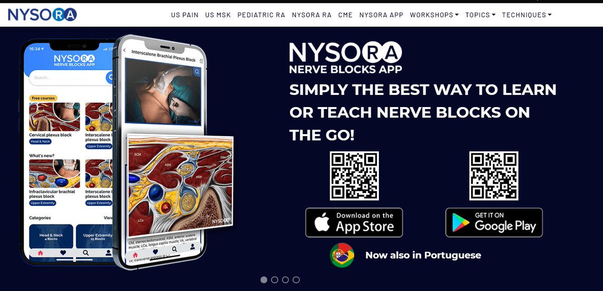 Super excited here to announce the NEXT LEVEL NYSORA with expansion of e-learning to Ultrasound Pain, MSK &amp; Pediatric regional. AND the ALL NEW NYSORA’s Regional Anesthesia COMPENDIUM has been released - all on a revolutionary NextLevelCME.com platform