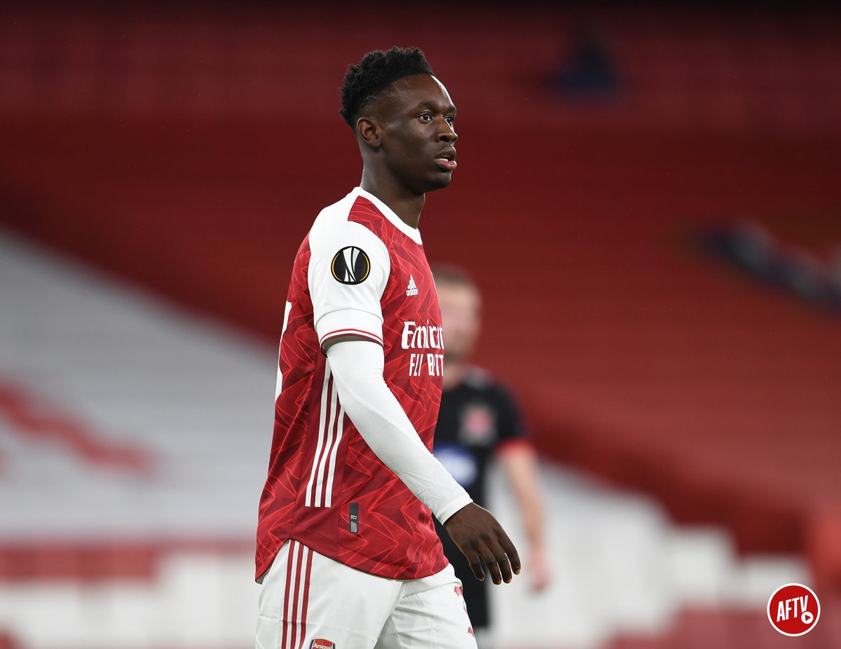 AFTVMedia's tweet photo. Folarin Balogun has officially extended his contract with Arsenal. He has signed a new 4-year deal. [@Podcast_TBG] https://t.co/cX6pmG1L7v