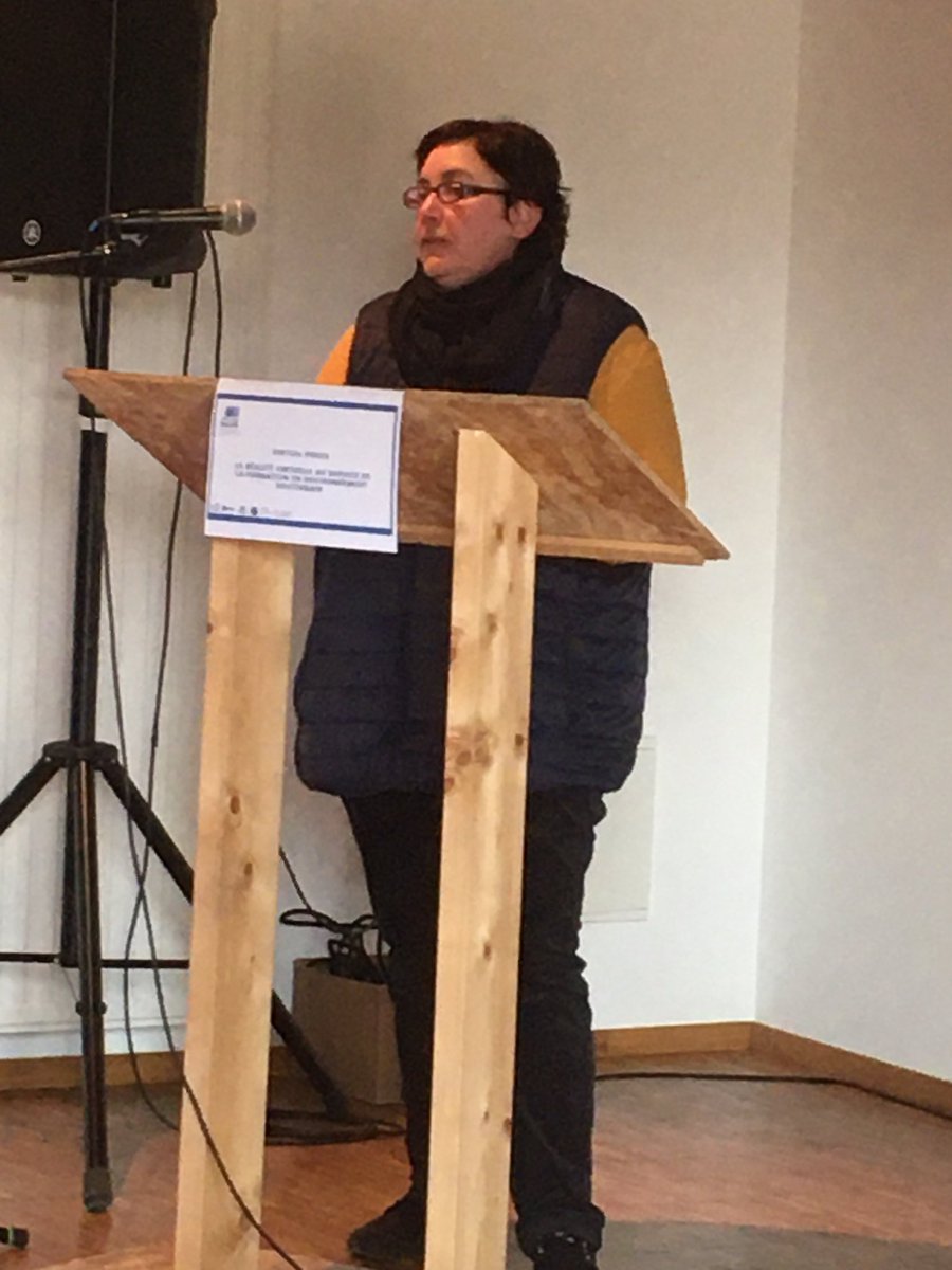 sandmonguillon's tweet photo. Intervention de @judith_sausse évoquant la #laFormationToutauLongdelaVie pour les professionnels des milieux souterrains #PoCES @geolnancy @MinesNancy https://t.co/OUKCK8Xis4