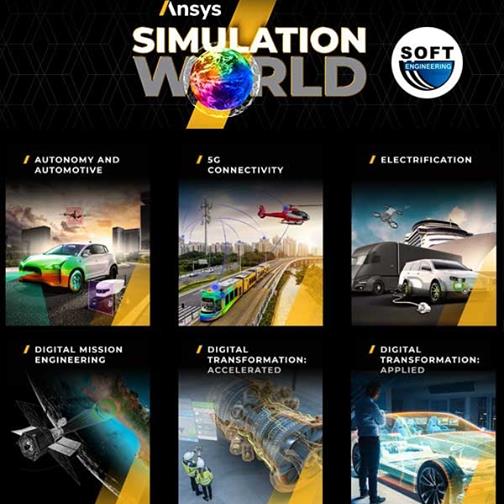 Simulation World 2021 – самая крупная в мире конференция по компьютерному моделированию в инженерных задачах
bit.ly/3bt4D0j
#ansysukraine #SimulationWorld #SimulationConference #SimulationVirtualConference