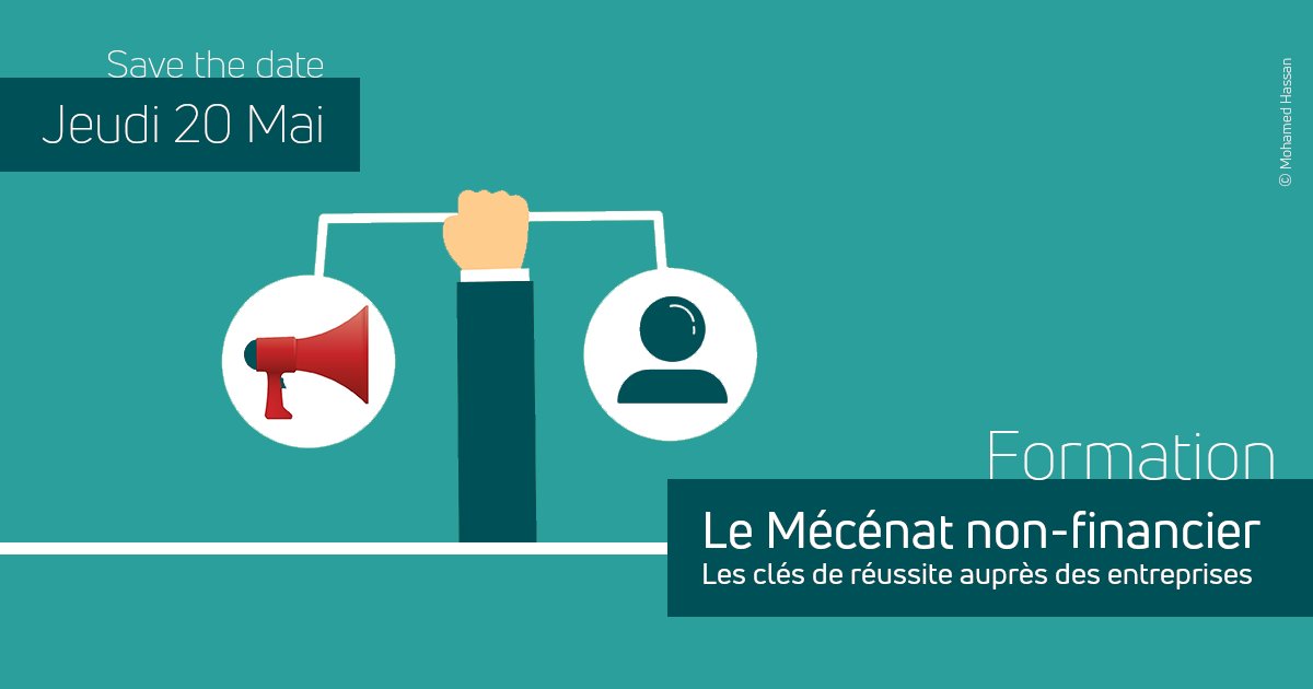 #CommentFaireMieux #JeMeForme | 100% en ligne !

Encore quelques semaines pour s'inscrire à notre prochaine formation sur le #MECENAT NON-FINANCIER. 🤝

Réussissez votre recherche de ressources non-financières 💻🎥🧱 auprès des entreprises.

Programme 👉 urlr.me/jtRBM