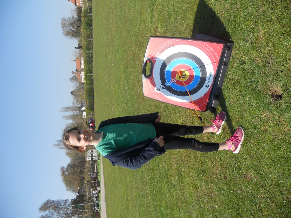 This week as part of the Road to Tokyo, the children learnt how to play archery!