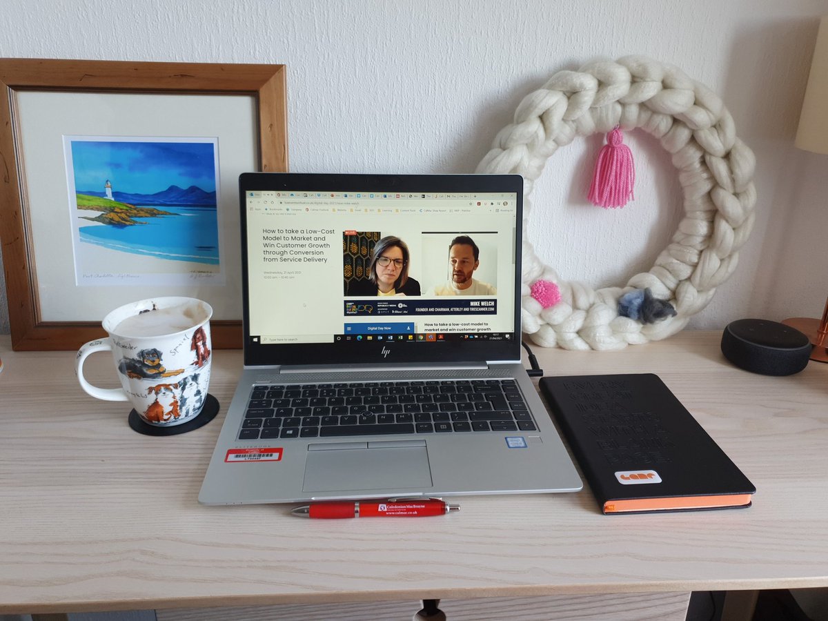 Kicking off my Wednesday with <a href="/marketingsocSCO/">The Marketing Society Scotland</a> #DigitalDay21 
Looking forward to hearing from industry leading speakers and getting inspired 🙌