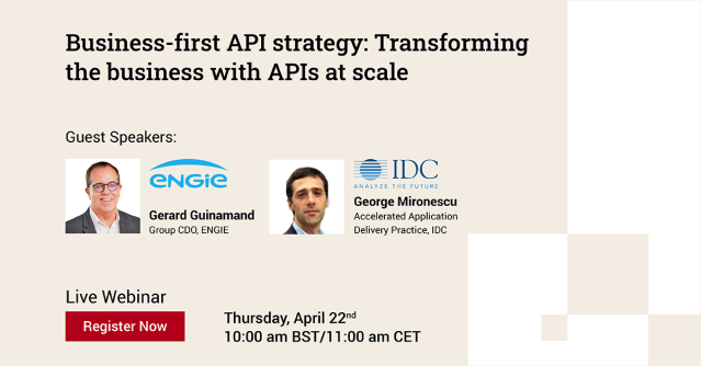 Hnystr's tweet photo. Join this live conversation on April 22 to learn how 301 leading enterprises beat complexity to accelerate innovation. Hear from @g_mironescu, Application Delivery Practice - @IDC, @GerardGuinamand, Group CDO - @ENGIEgroup, Jana Frejova - @Axway. #APIFirst https://t.co/NGRENWipa0 https://t.co/FAktPXLY1d