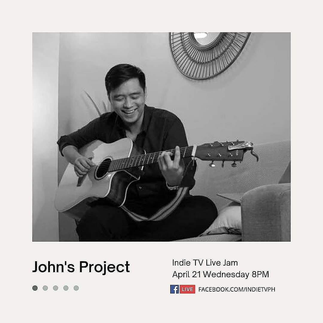 IndieTVph's tweet photo. Singer songwriter Johns Project will be Joing us Tonight at 8PM.

@johnsprojectmusic | #JohnsProject
Live at Indie TV FB Page : https://t.co/dnv6U5XWRI https://t.co/GP1EgAKhJJ