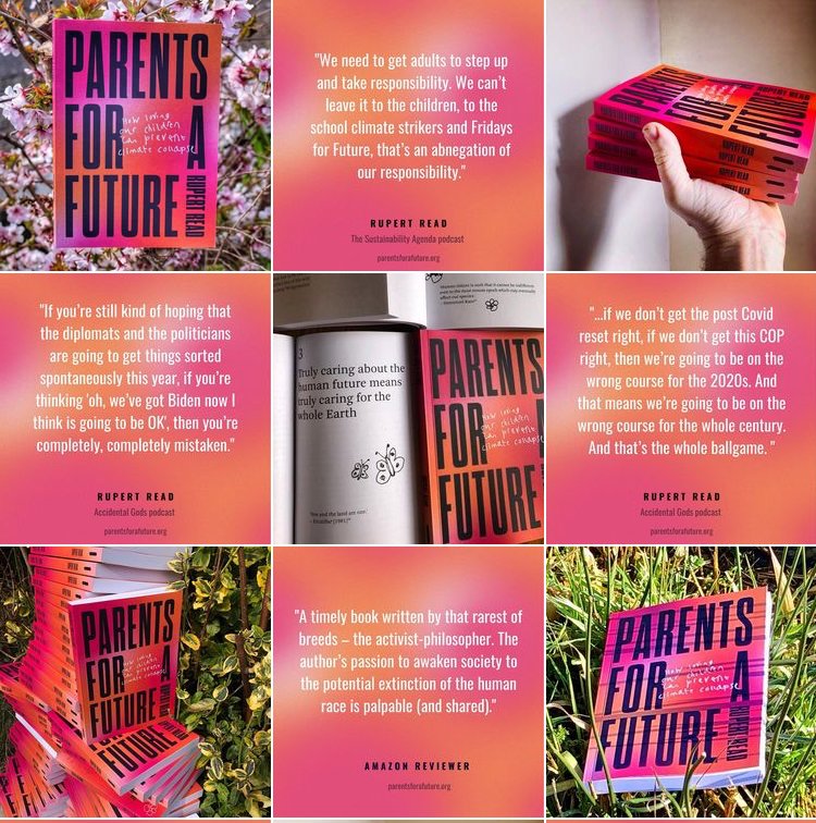 Parents4aFuture's tweet photo. Did you know we’re also on #Instagram? Follow us @parents4afuture for news about the book and its author, @GreenRupertRead, plus info about other great organisations working to inspire #ClimateAction.
#ClimateEmergency.
#climatecollapse #parents4afuture https://t.co/38jTlm0Z9y