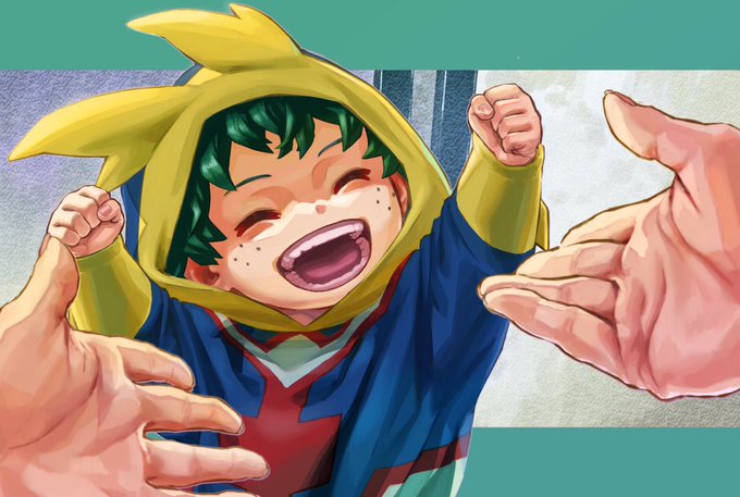 ヒロアカ ラクガキ
幼少デクくん

「わたしがきた!」

#ヒロアカ 
#僕のヒーローアカデミア 
#heroaca_a 
#緑谷出久 
#デク 